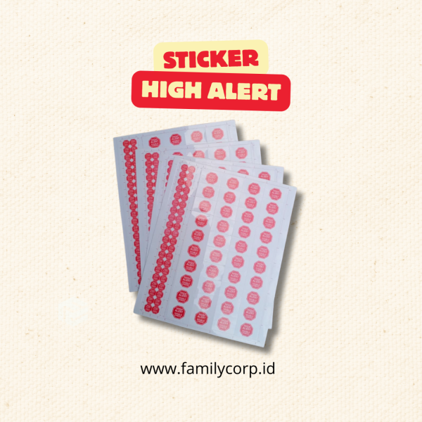 Sticker High Alert